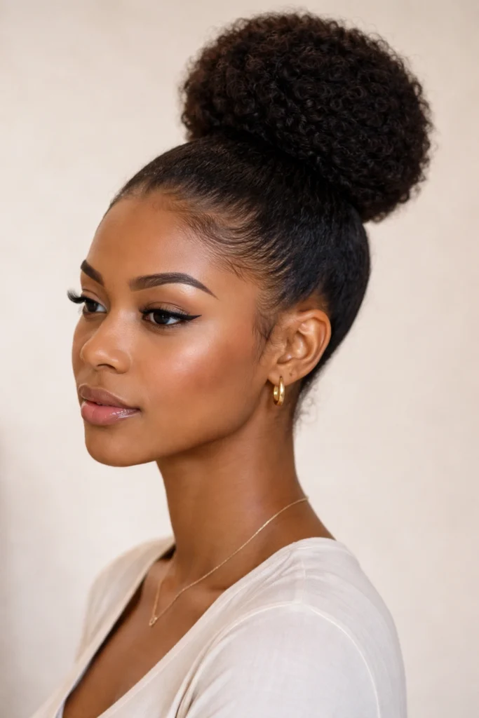 8 Afro Bun Styles for Work and Play