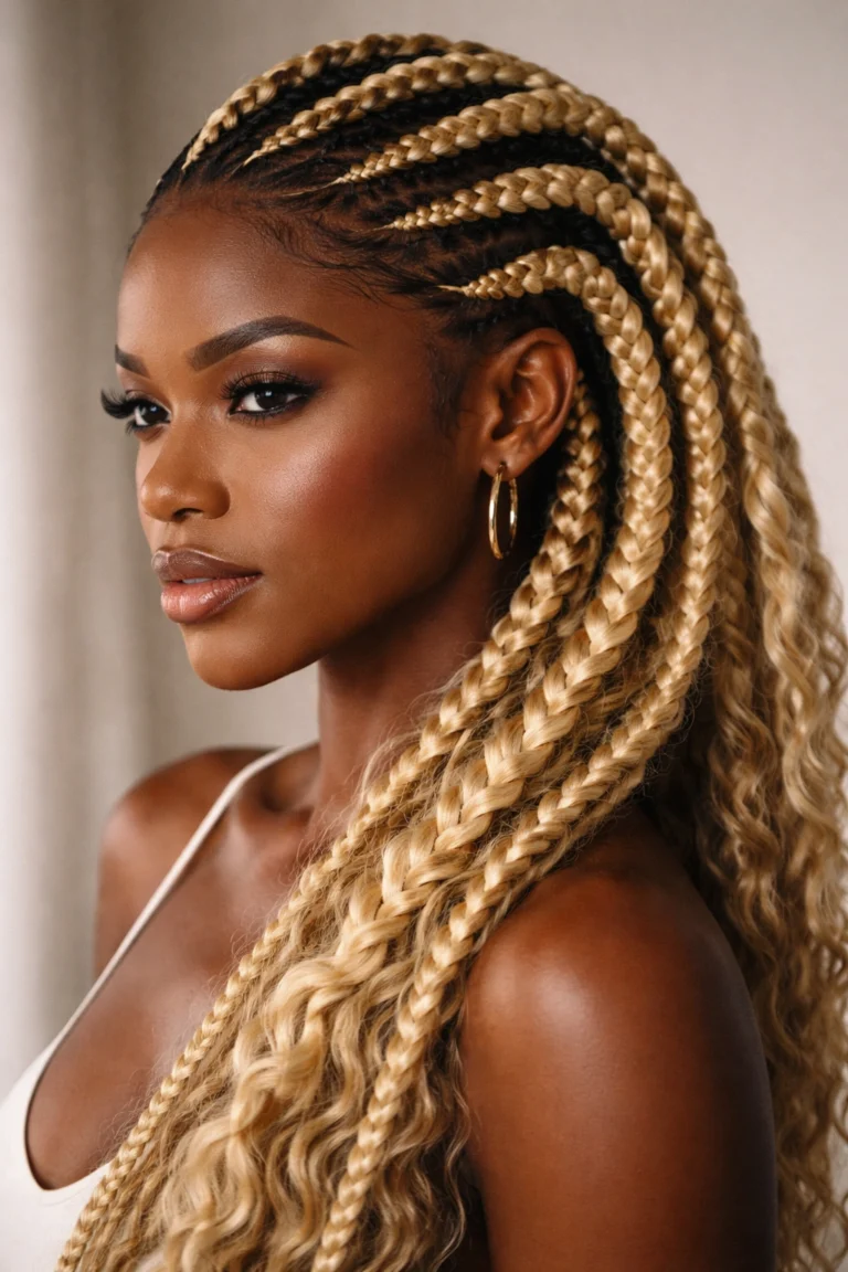10 Blonde Afro Braid Styles to Try