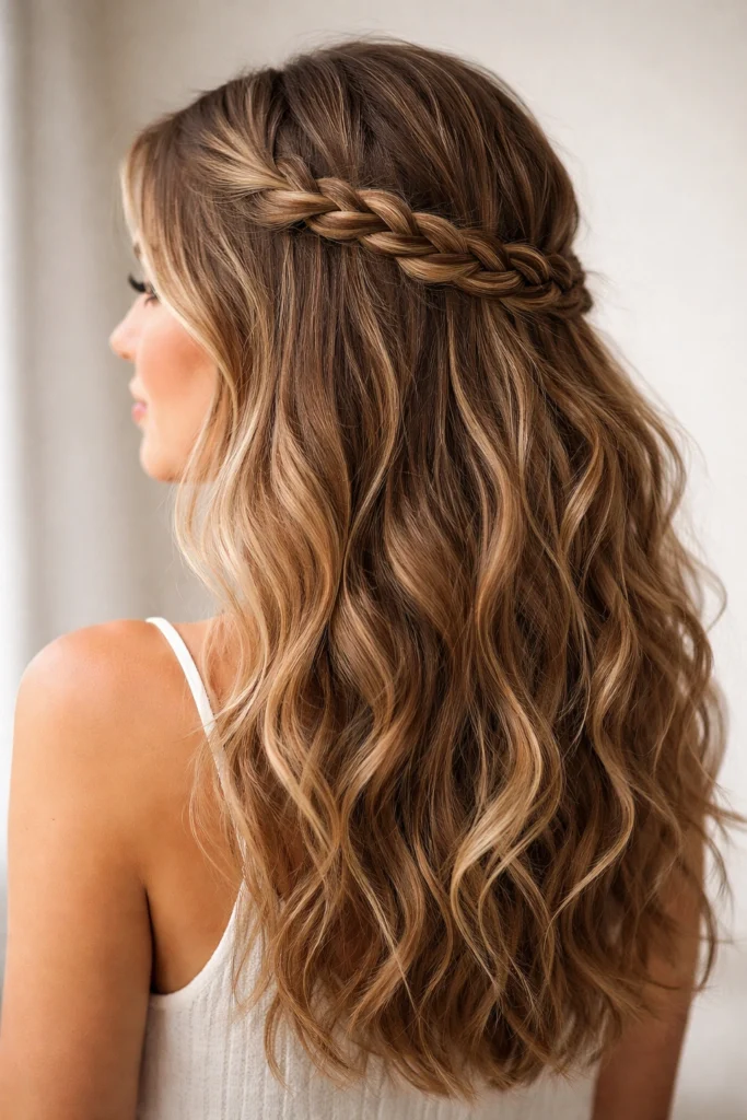 8 Easy Half Ups for Wavy Hair