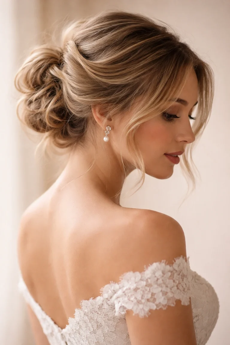 12 Messy Bun Styles for Your Wedding Day