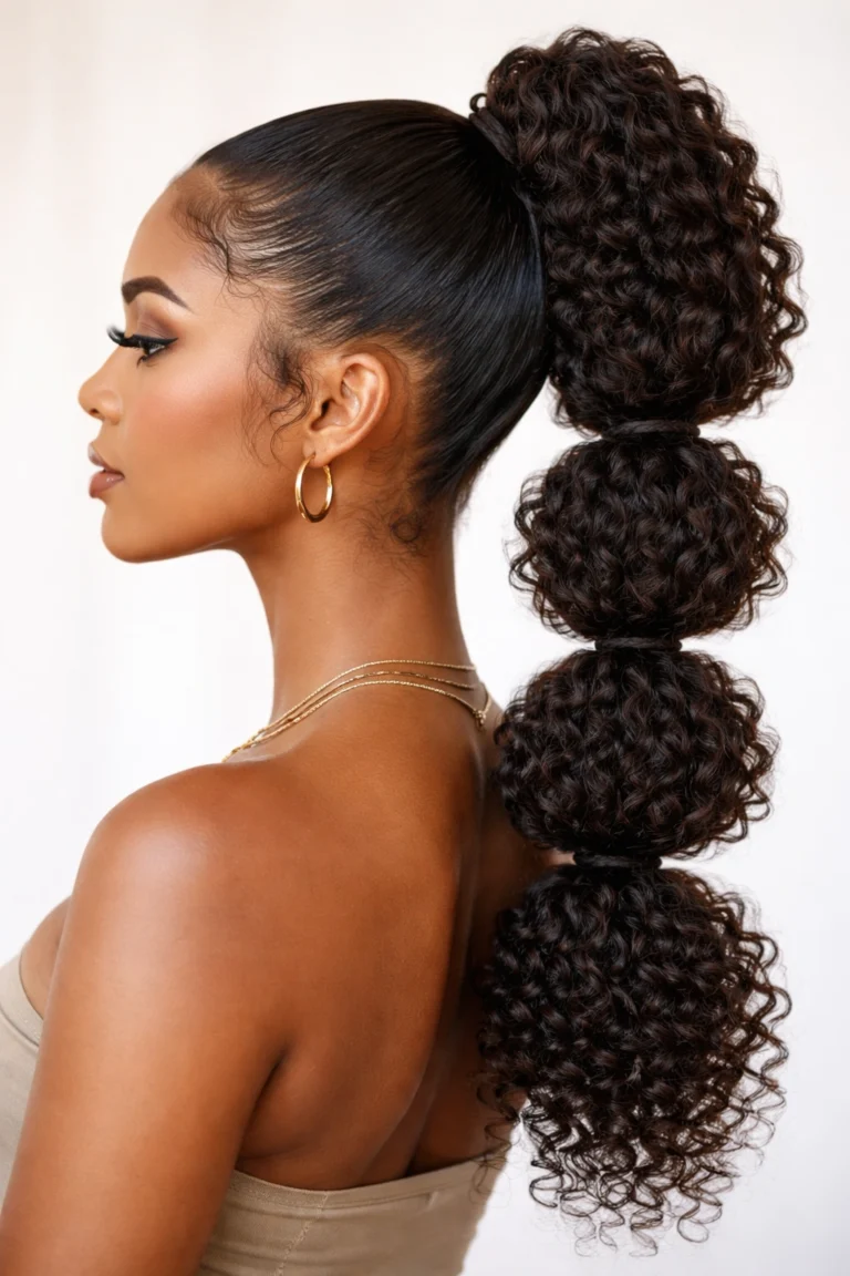 12 Weave Ponytails for Curly Hair