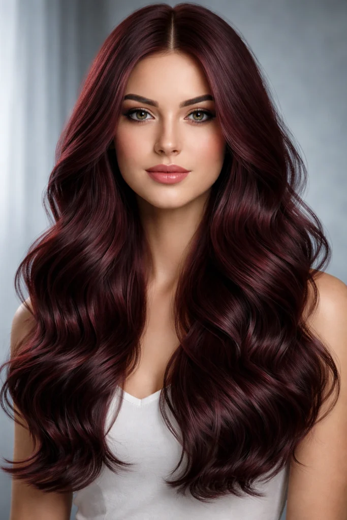 11 Long Wavy Hairstyles in Red