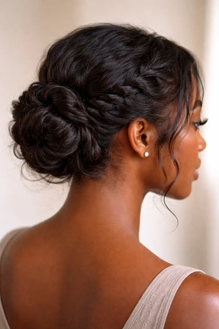 8 Low Messy Bun Styles for Black Women