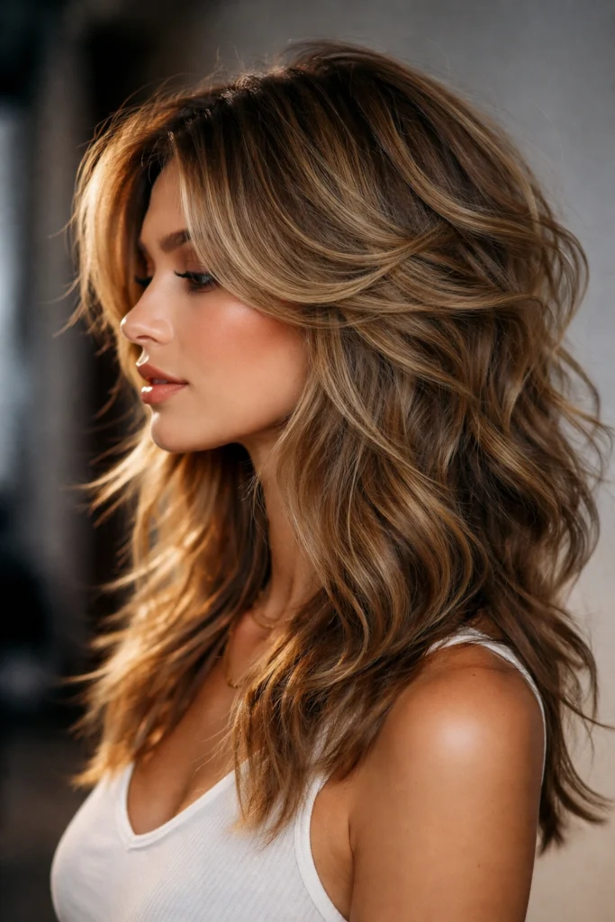 8 Medium Wavy Butterfly Cuts