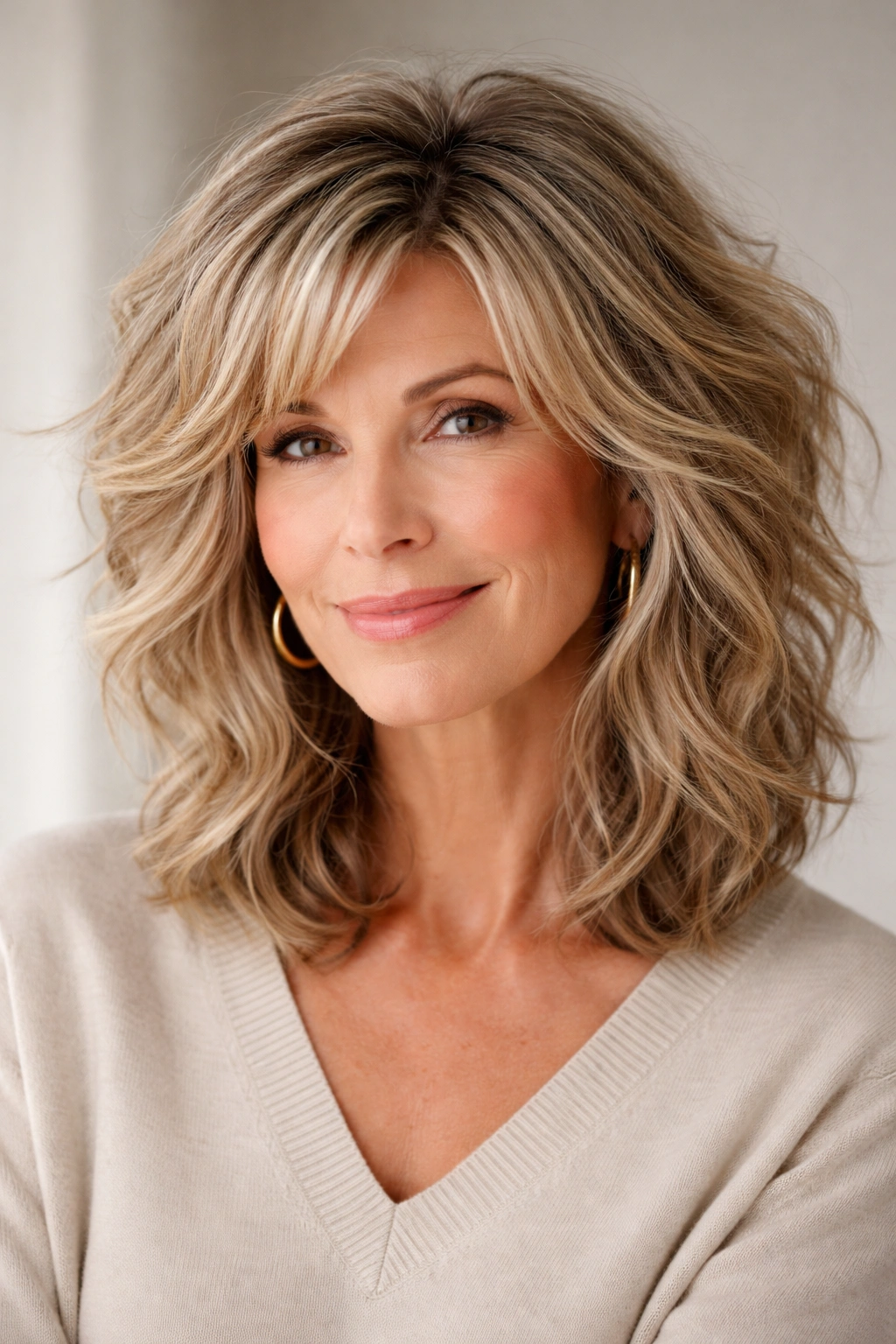 Choppy textured layers creating root lift on crown