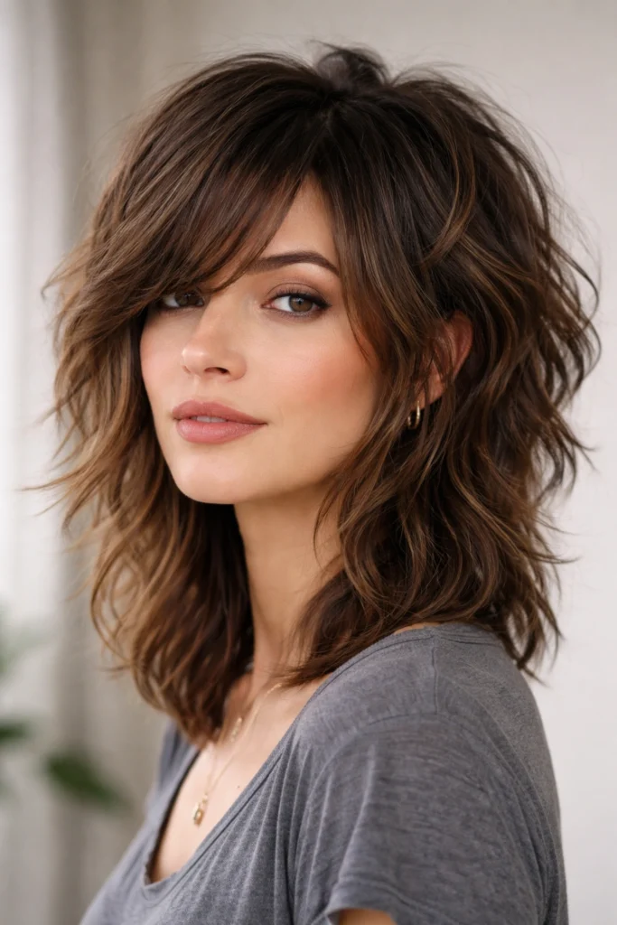 18 Short Styles With Side Bangs for Wavy Hair