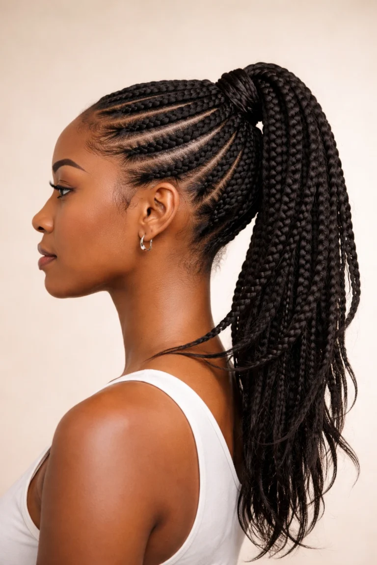 12 Braided Ponytails for Black Women