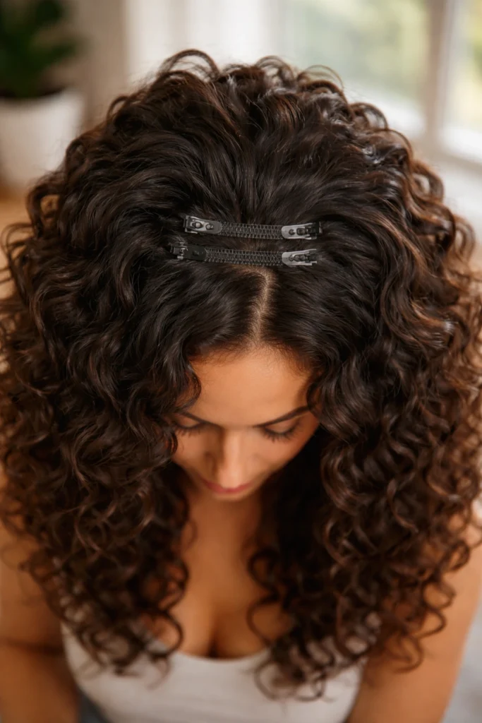 8 Clip In Styles for Curly Hair