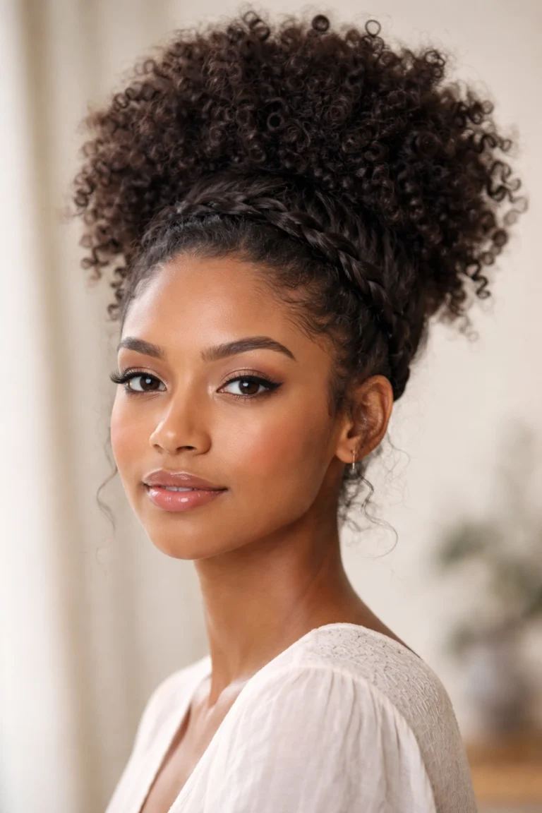10 Cute Curly Updos for Everyday