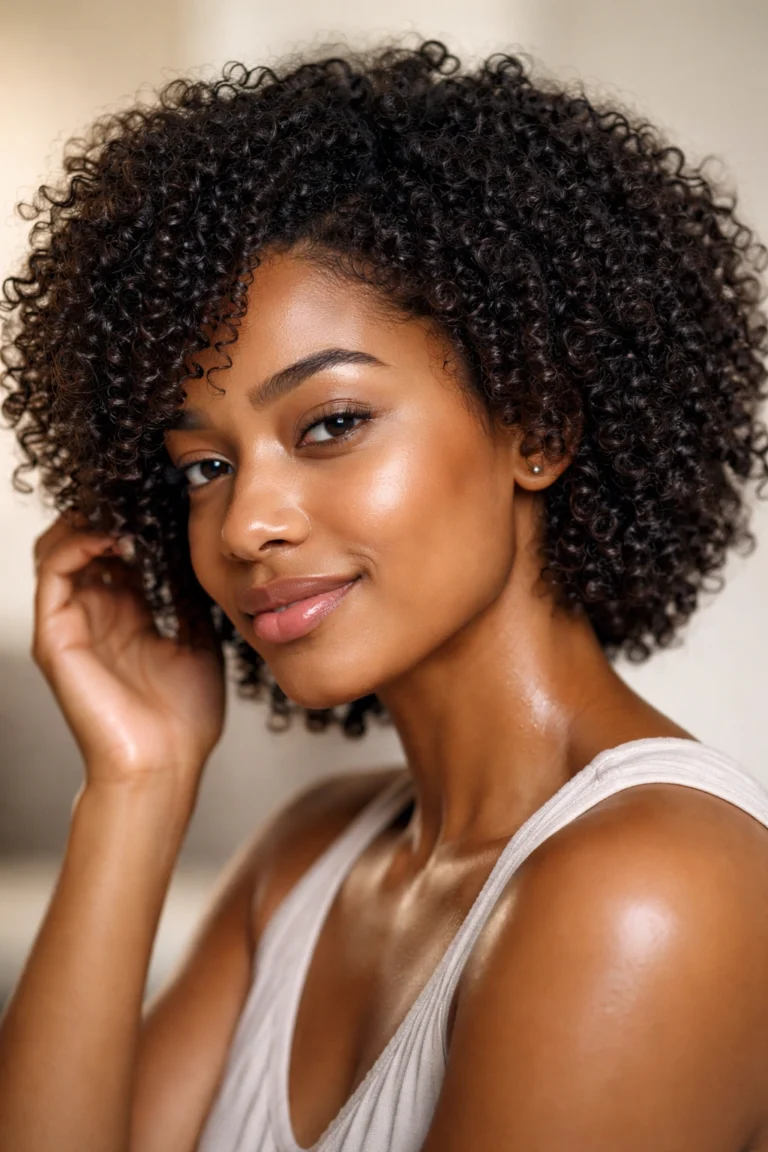 12 Curly Afro Styles for Medium Hair