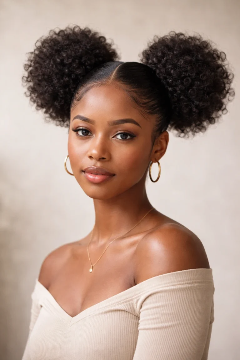 9 Afro Puff Styles for Quick Everyday Looks