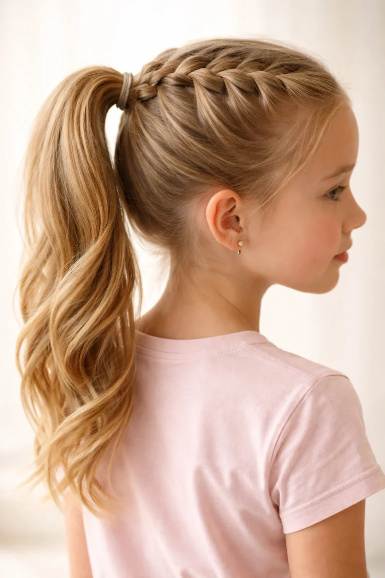 12 Braided Ponytails for Kids