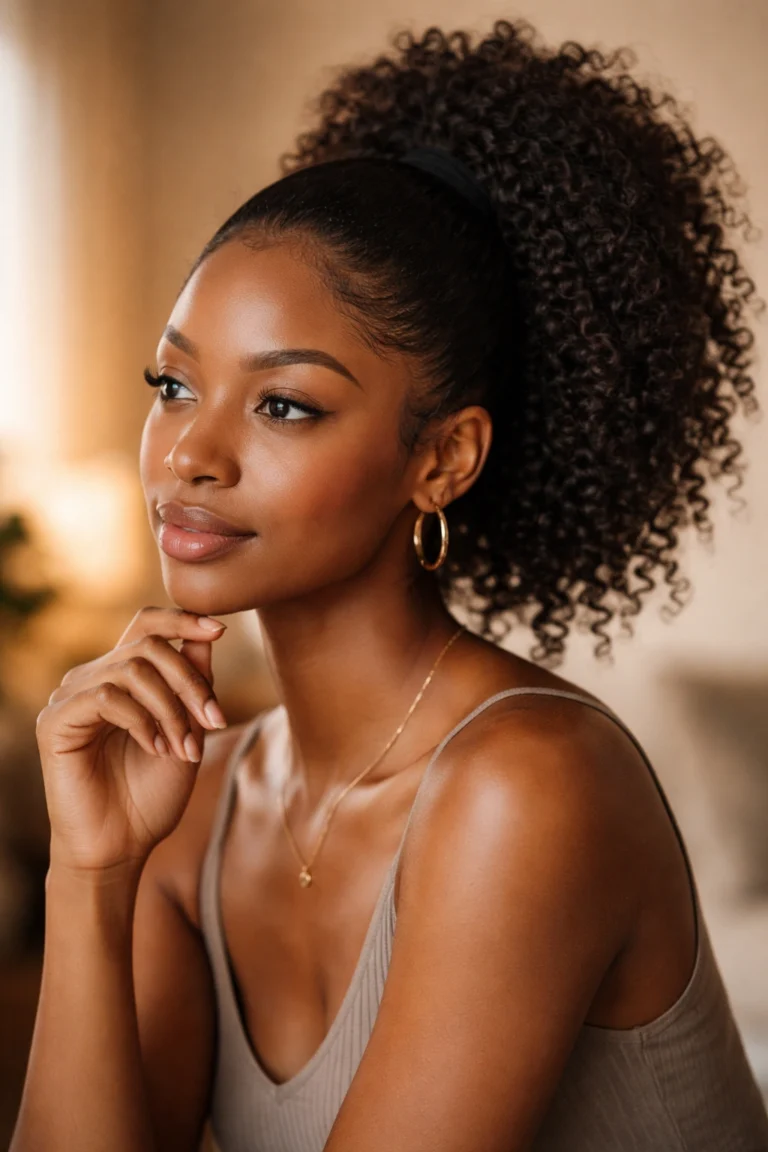 9 Afro Ponytails for Black Women