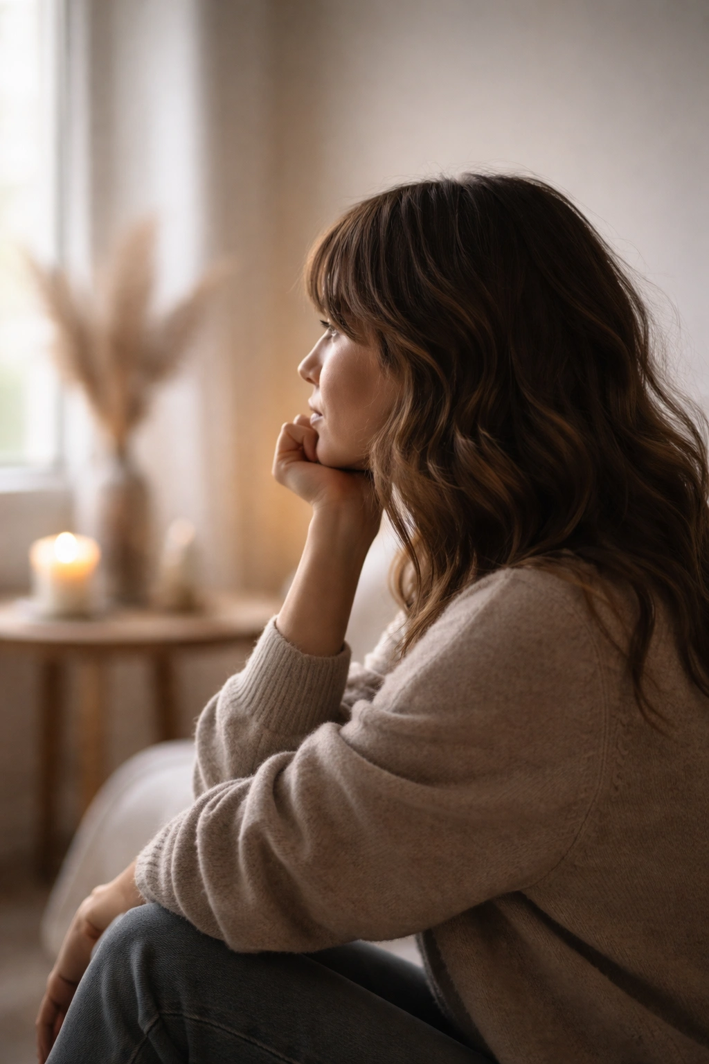 Abstract silhouette representing final thoughts in a calm gradient