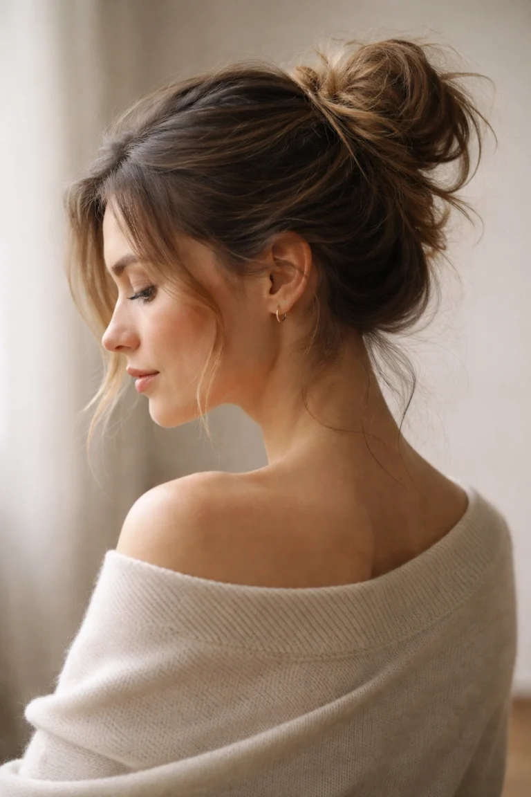 8 French Messy Bun Styles for a Chic Look