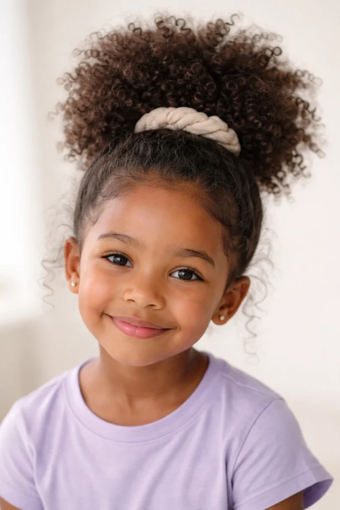 10 Easy Hairstyles for Kids With Curly Hair