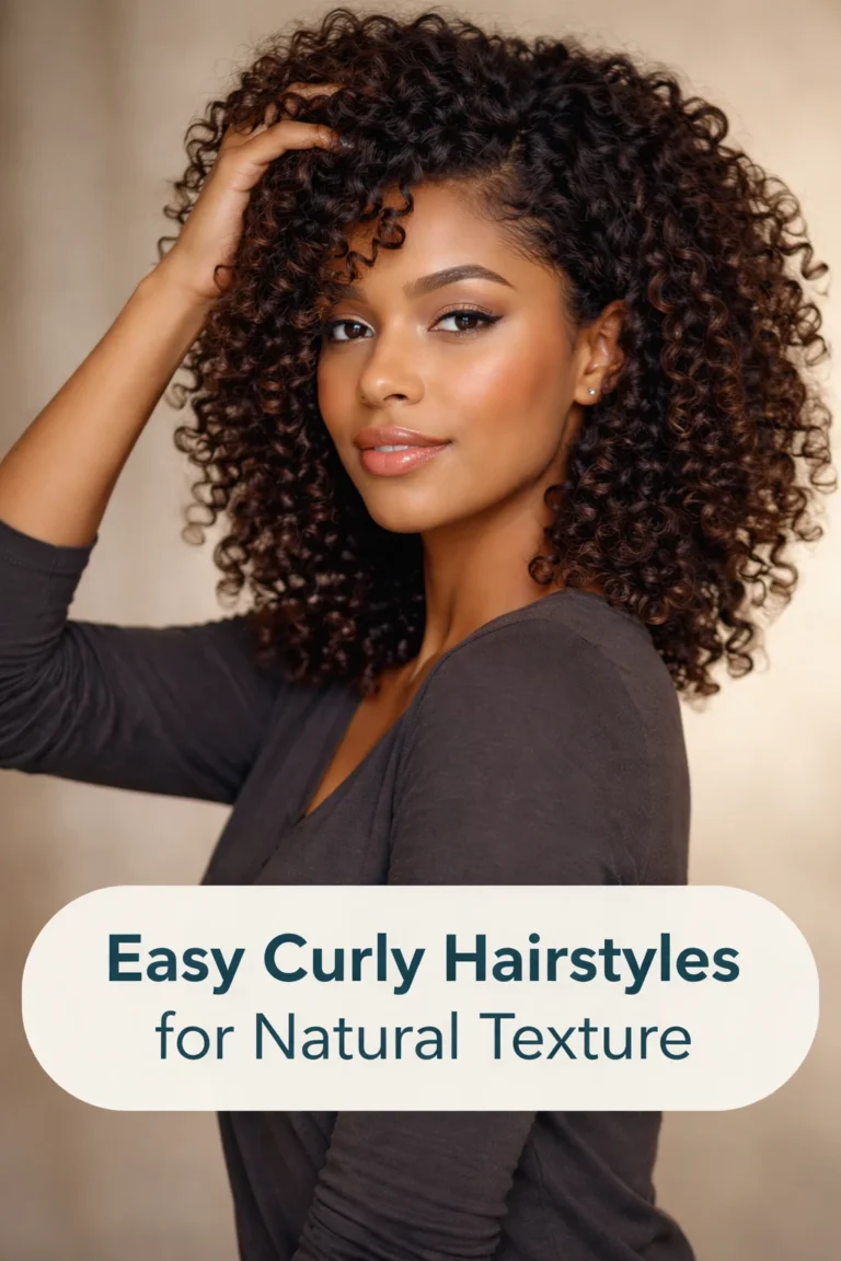 10 Easy Natural Curly Hairstyles