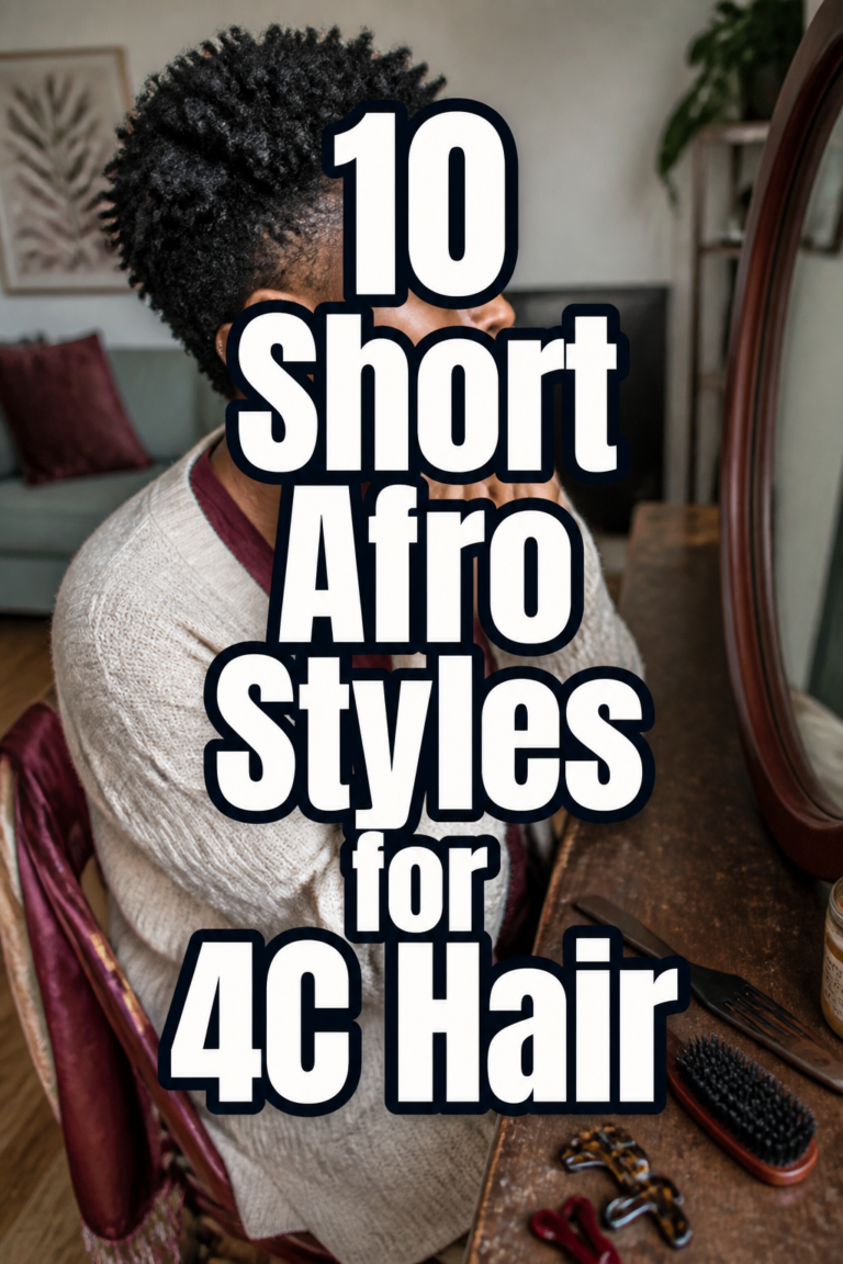 10 Short Afro Styles for 4C Hair