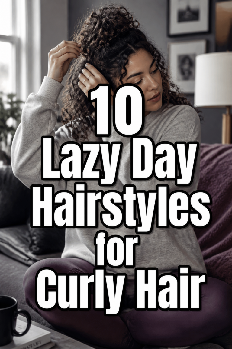 10 Lazy Day Hairstyles for Curly Hair
