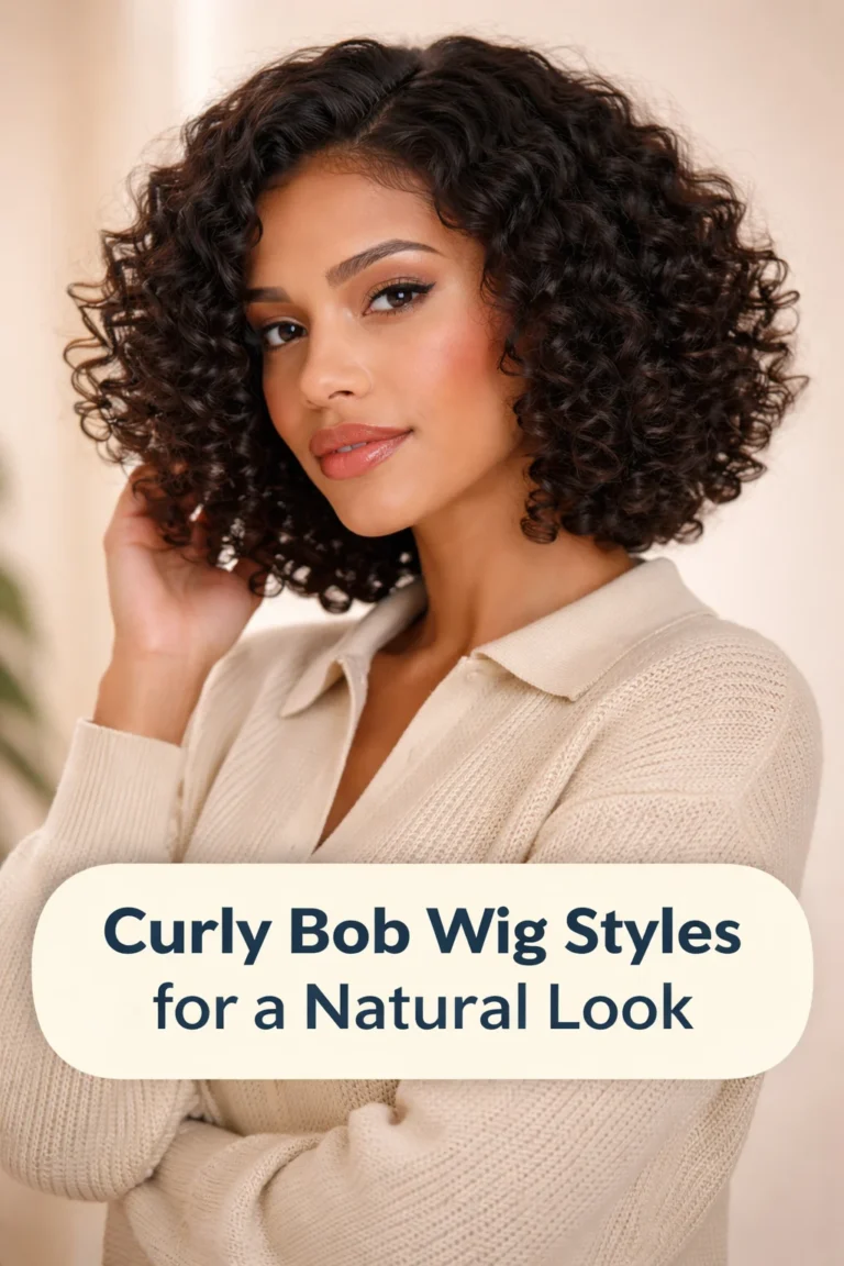 8 Curly Bob Wig Styles That Look Natural