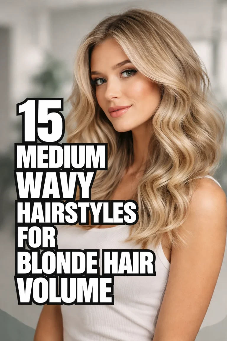 15 Medium Wavy Hairstyles in Blonde