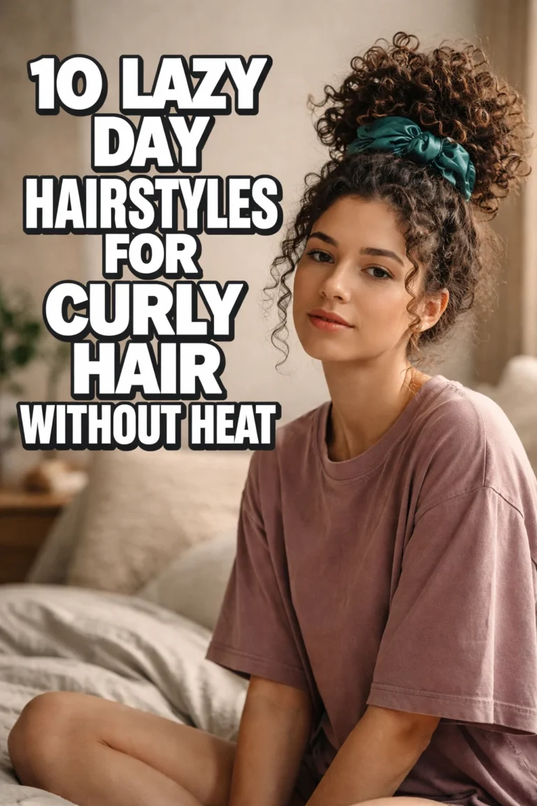 10 Lazy Day Hairstyles for Curly Hair