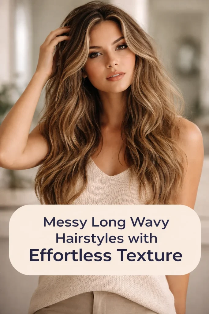 20 Messy Long Wavy Hairstyles