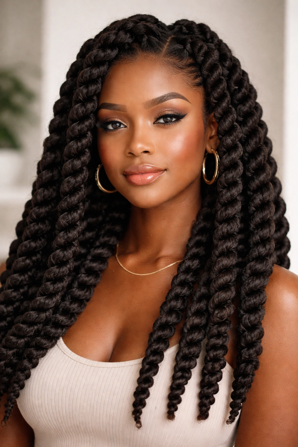 Close-up of Jumbo Bulk Twists showing bold, oversized twists