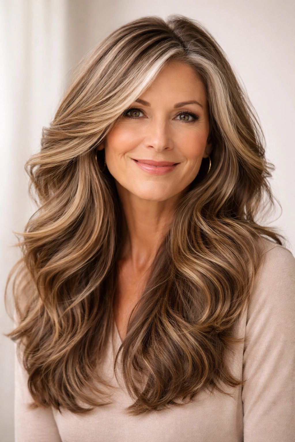 Layered waves with subtle highlights creating dimension