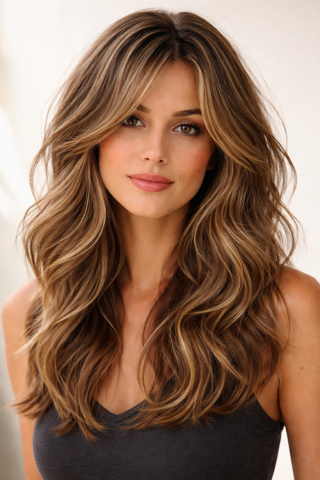 Layered waves with varied lengths creating multi-dimensional texture