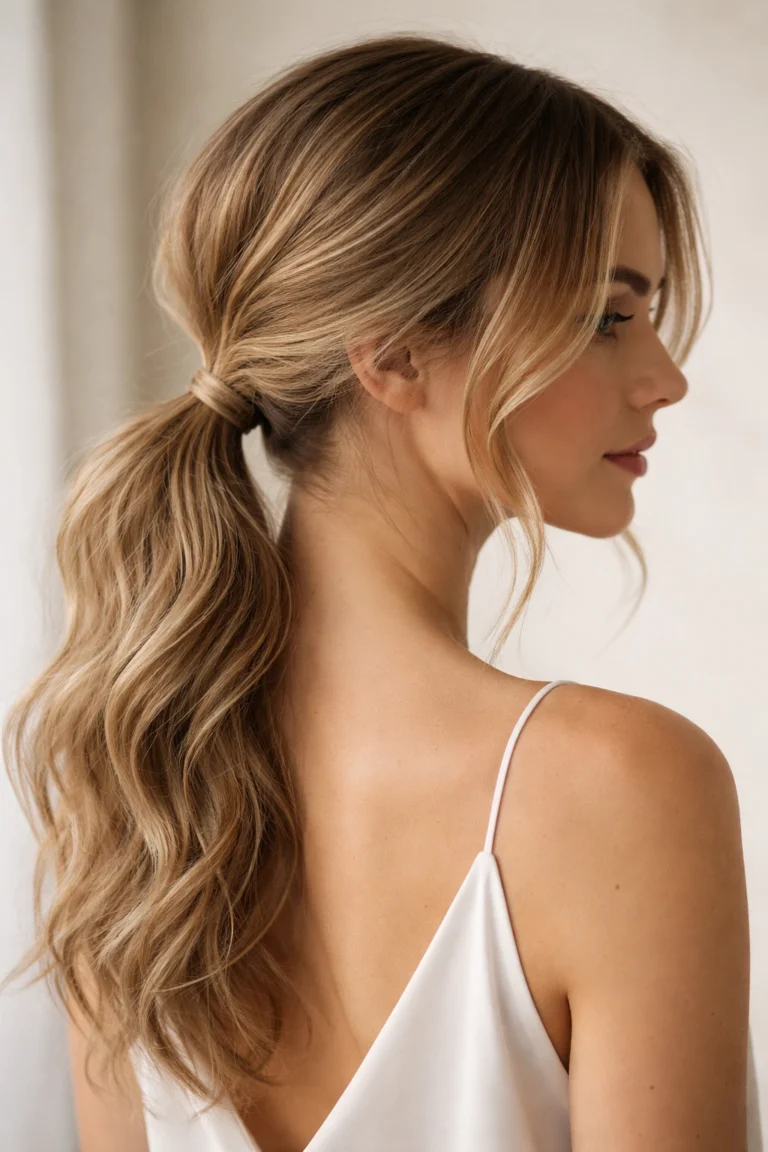 10 Middle Part Ponytails That Frame Your Face