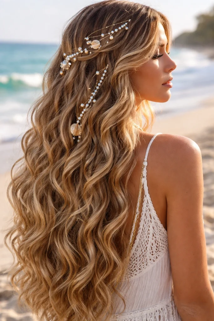18 Long Wavy Hairstyles for the Beach