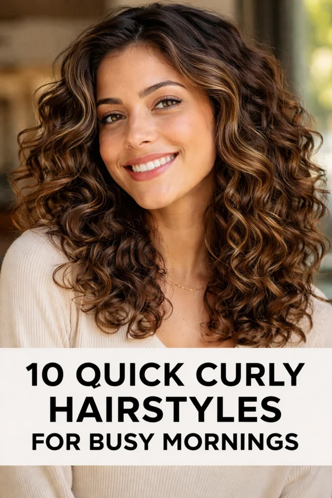 10 Quick Curly Hairstyles for Busy Mornings