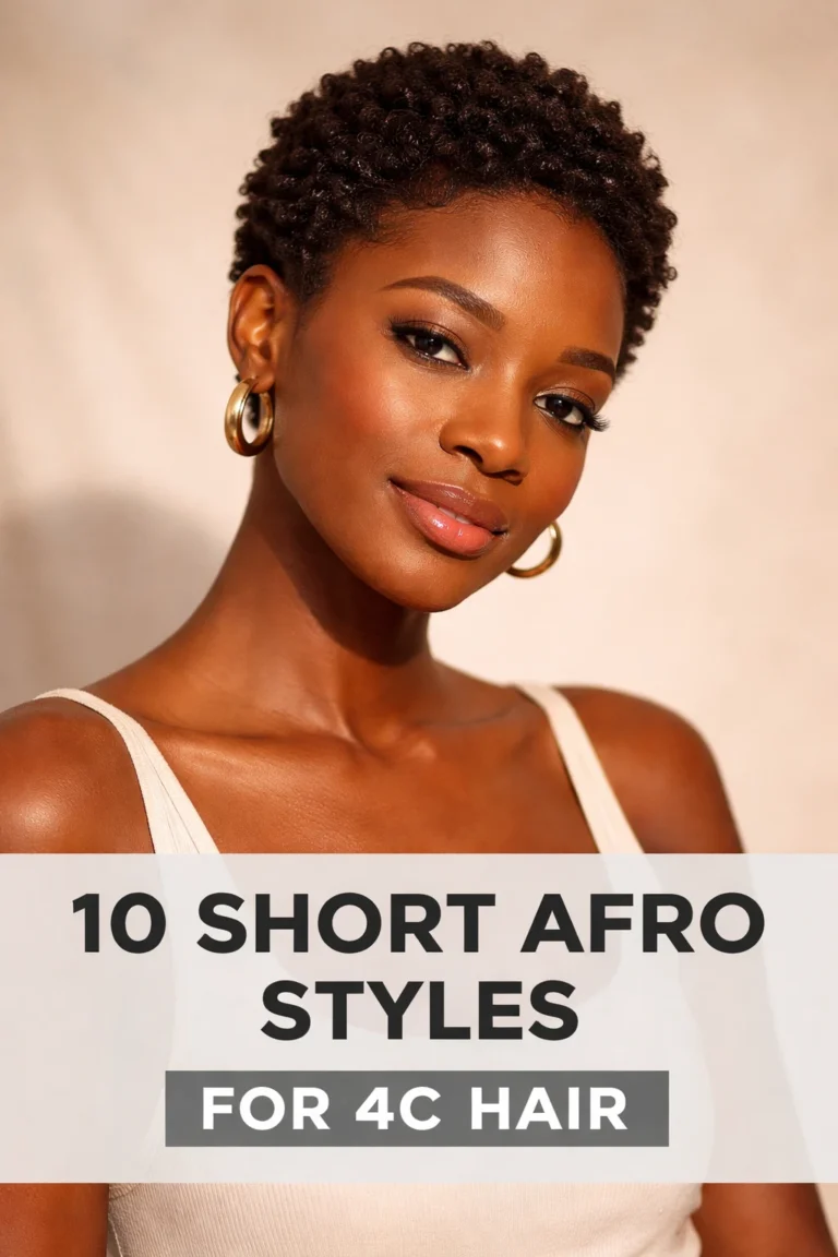 10 Short Afro Styles for 4C Hair
