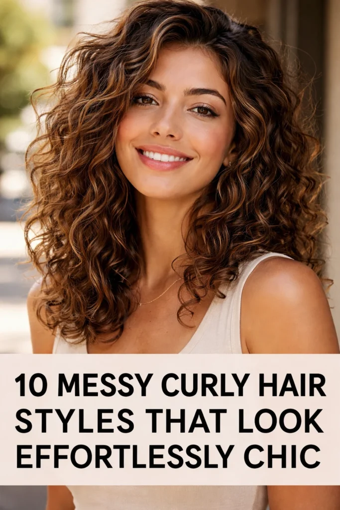 10 Messy Curly Hairstyles That Look Good