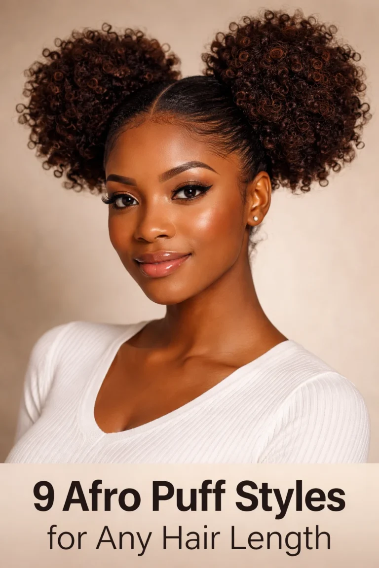 9 Two Afro Puff Styles for Any Hair Length