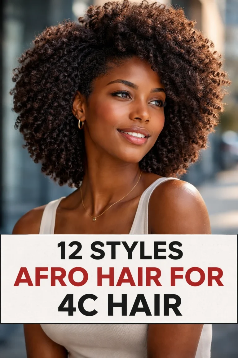 12 Afro Hairstyles for 4C Hair Types