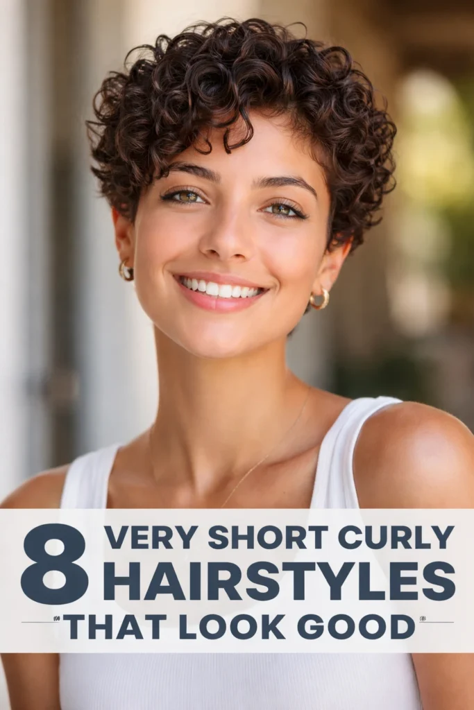 8 Very Short Curly Hairstyles That Look Good