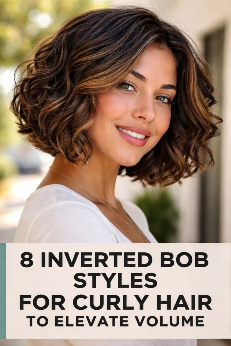 8 Inverted Bob Styles for Curly Hair