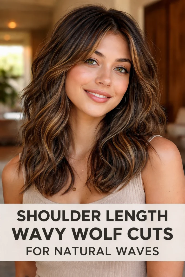 9 Shoulder Length Wavy Wolf Cuts