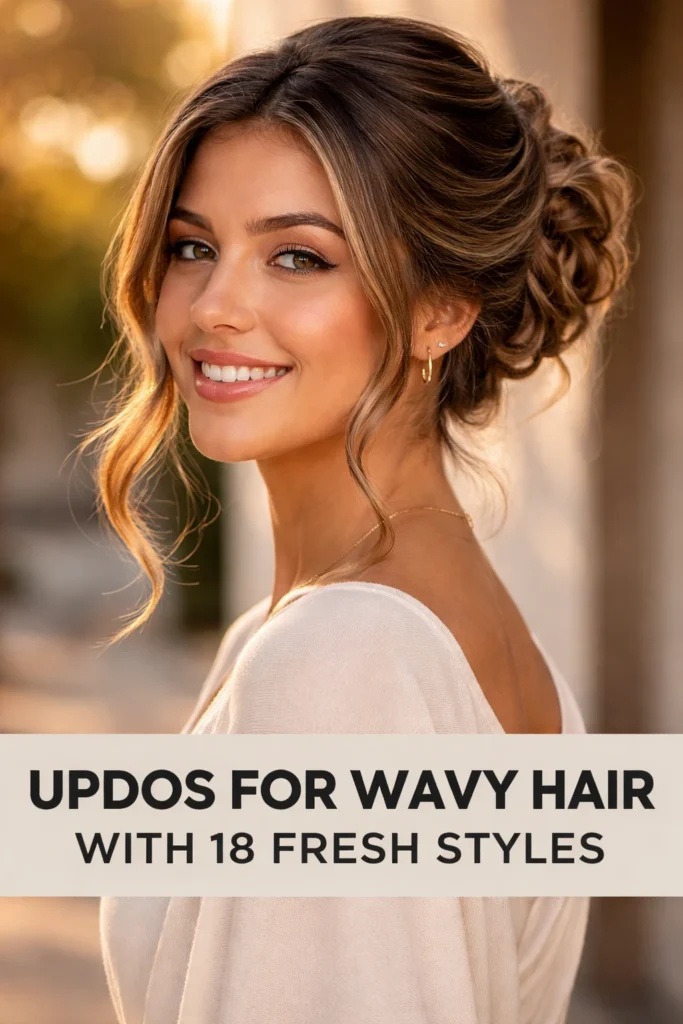 18 Updos for Wavy Hair