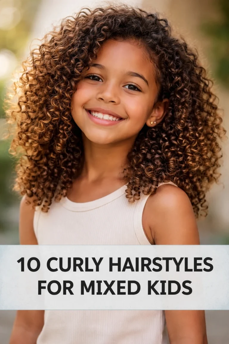 10 Hairstyles for Mixed Kids With Curly Hair