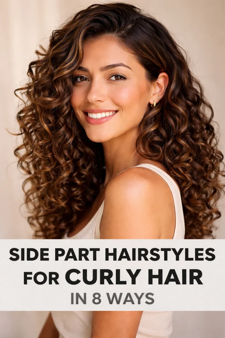 8 Side Part Hairstyles for Curly Hair