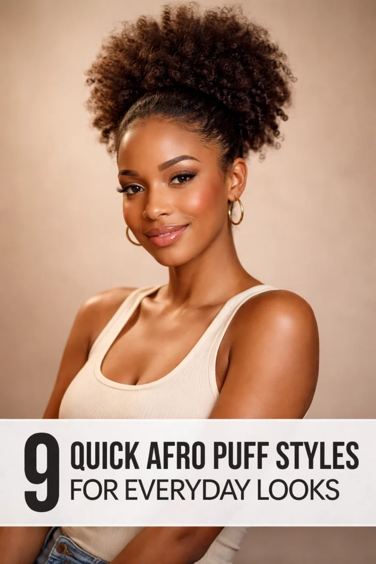 9 Afro Puff Styles for Quick Everyday Looks