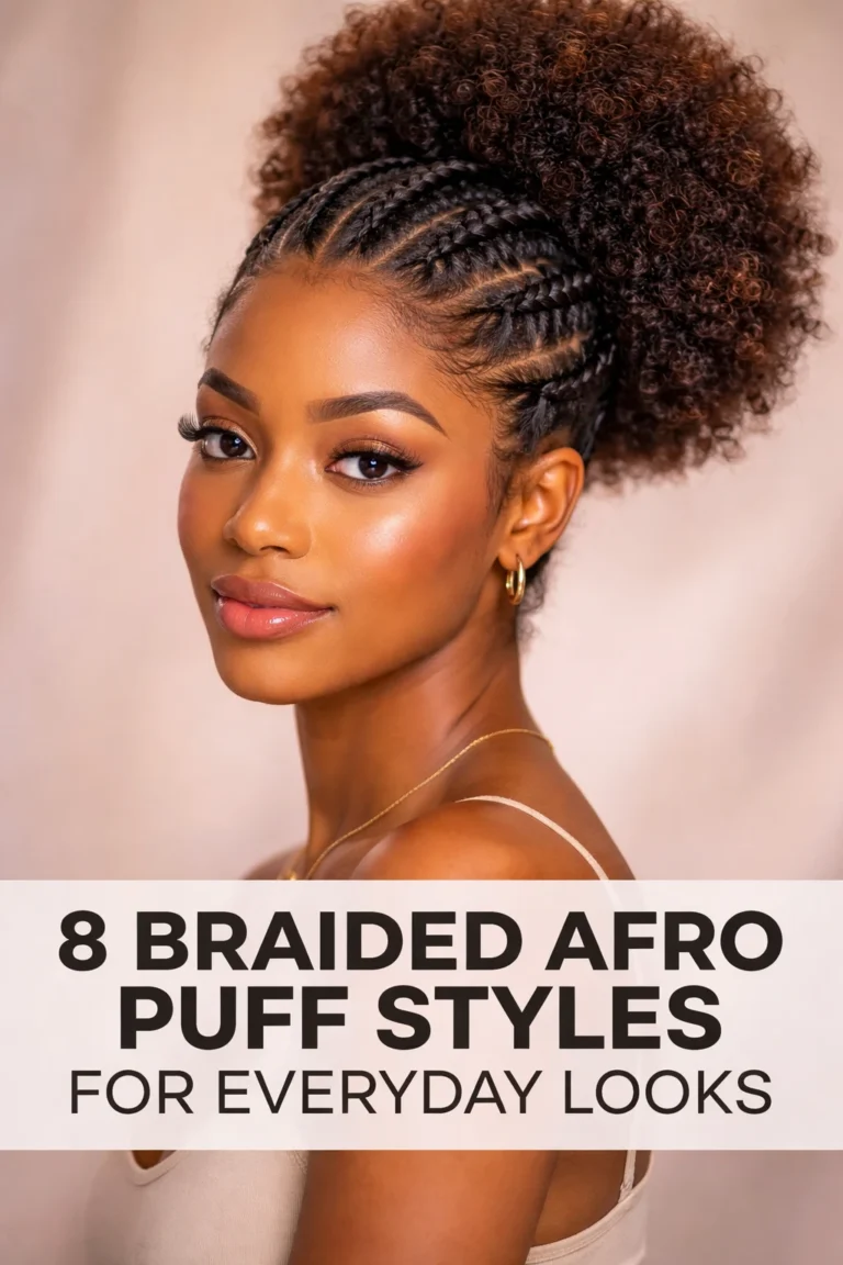 8 Braided Afro Puff Styles to Try
