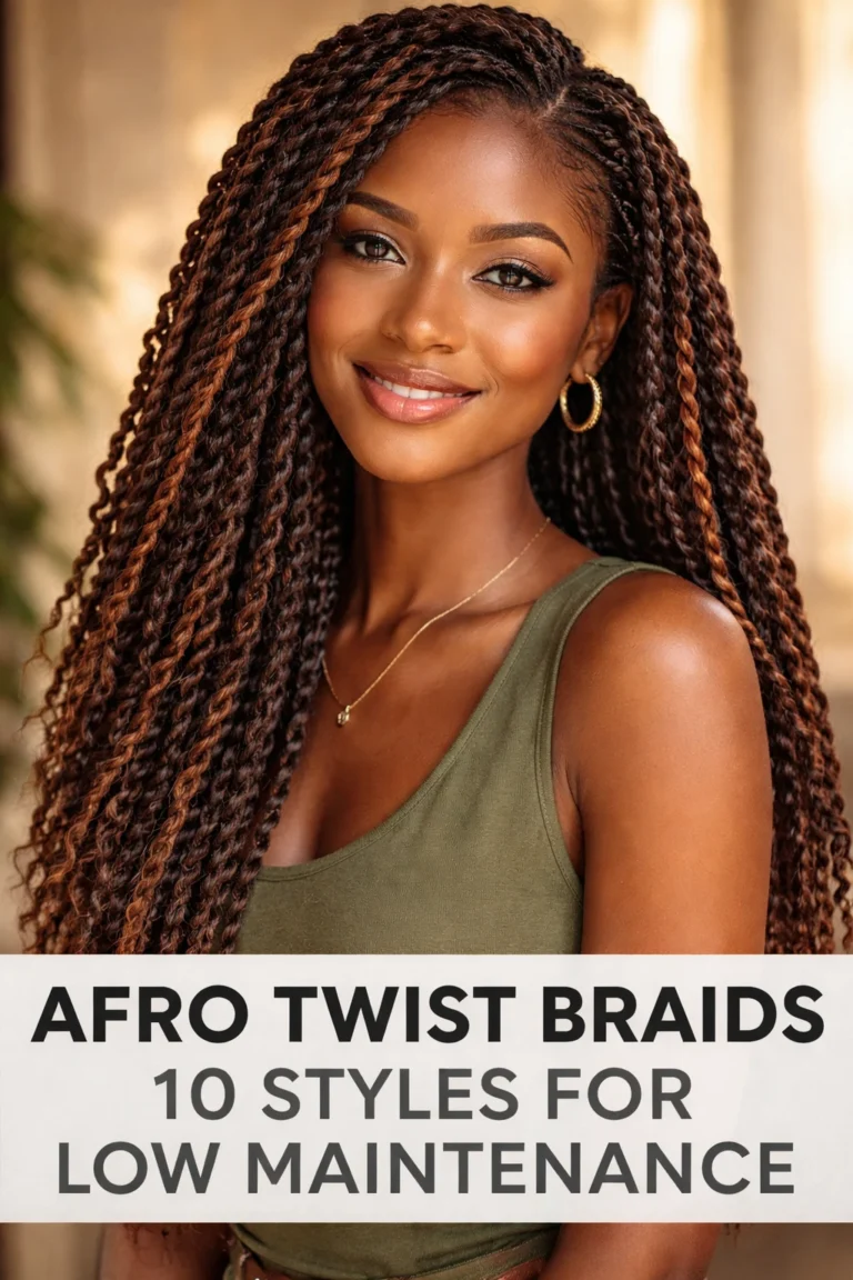 10 Afro Twist Braids for Low Maintenance Hair