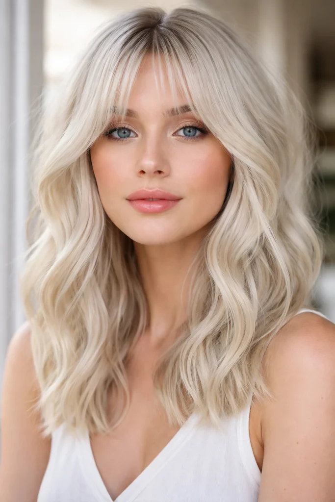 13 Shoulder Length Wavy Hairstyles in Blonde