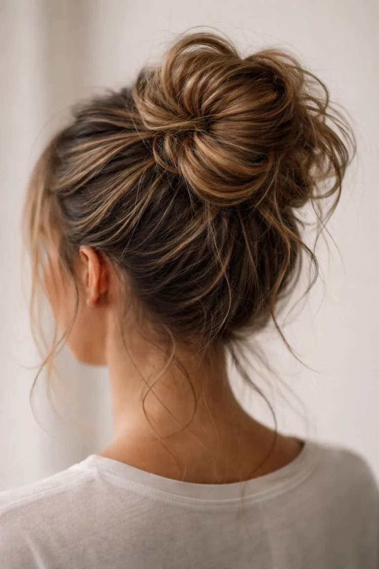 6 Messy Bun Styles for Postpartum Hair