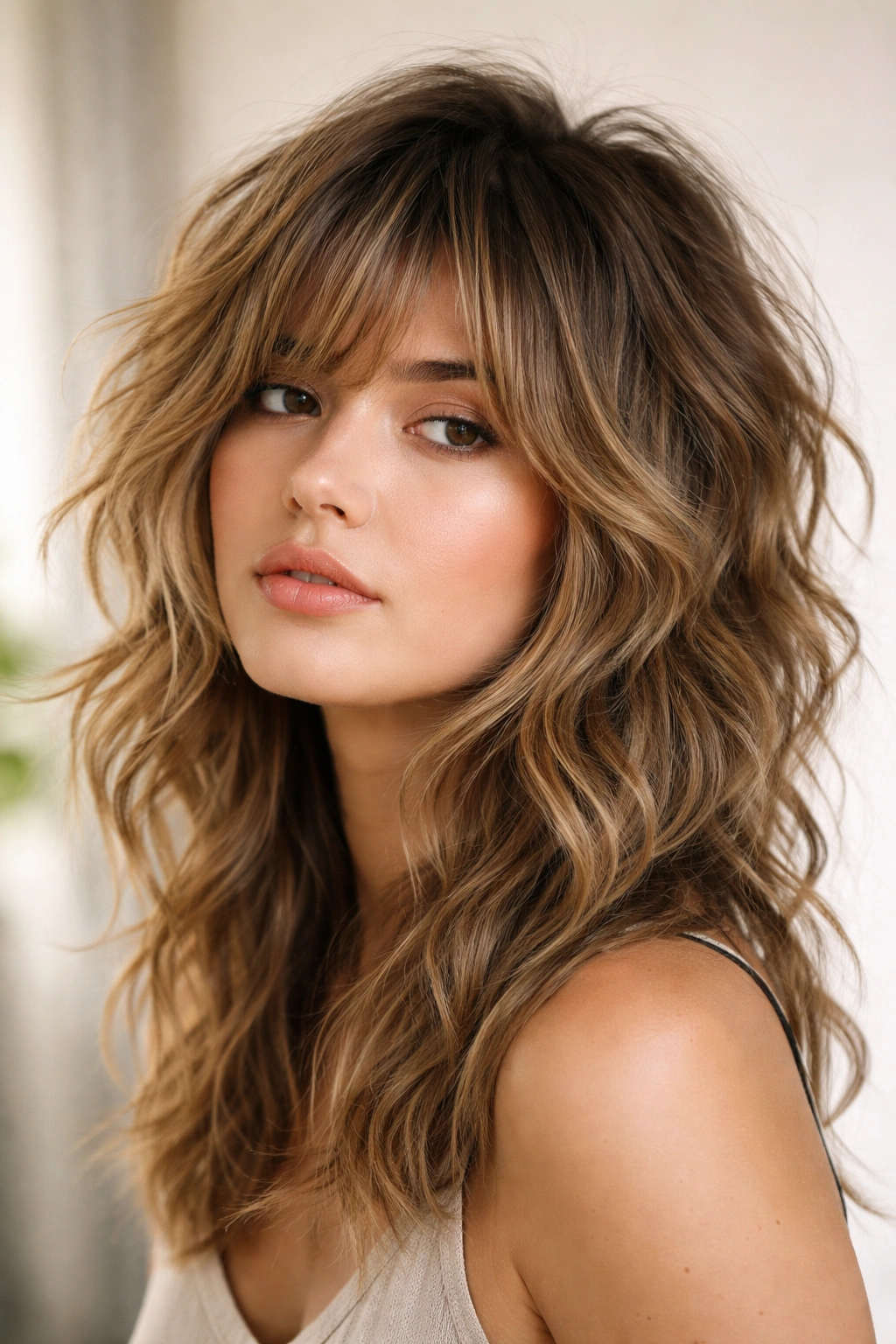 Model with wavy shag and disconnected layers.