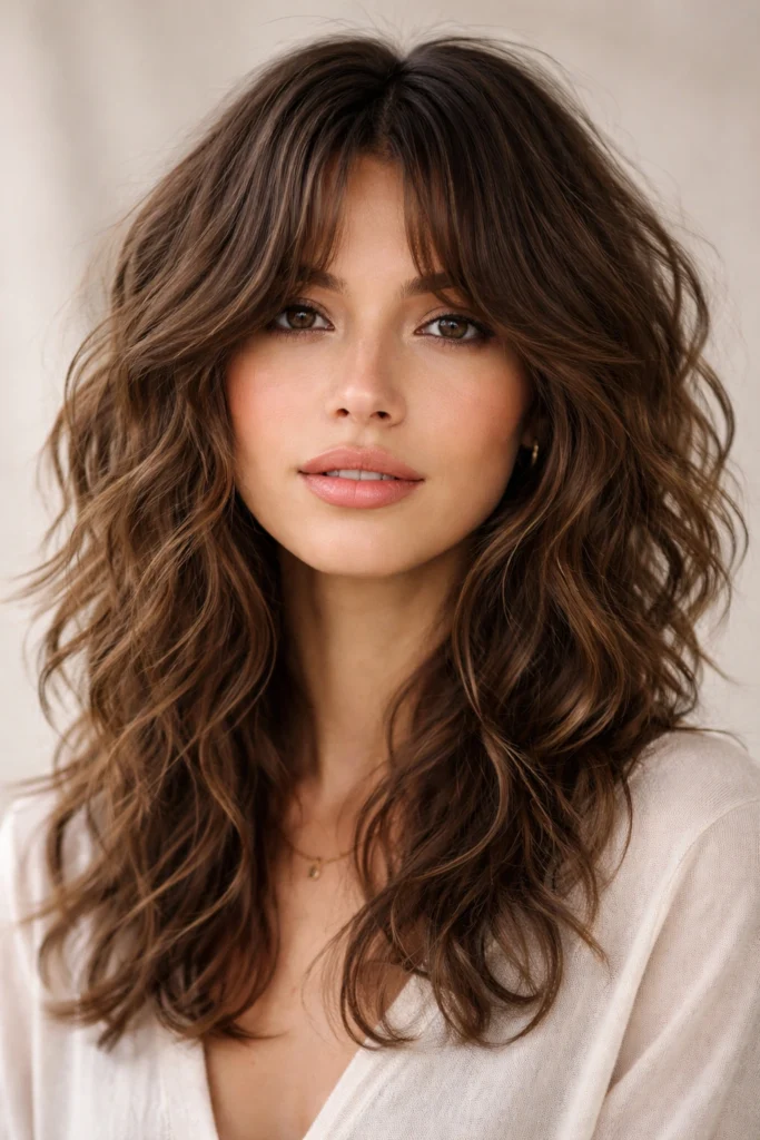 16 Styles With Curtain Bangs for Wavy Curly Hair